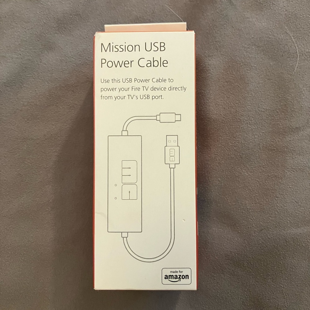 New Mission USB Power Cable.